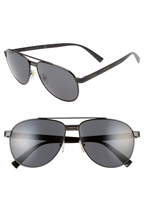 versace black aviator sunglasses|versace aviator sunglasses for men.